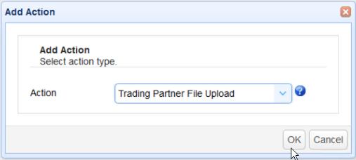 as2 transfer trigger action add file upload